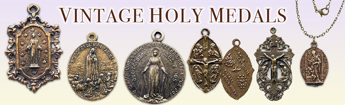 Vintage Catholic Medals